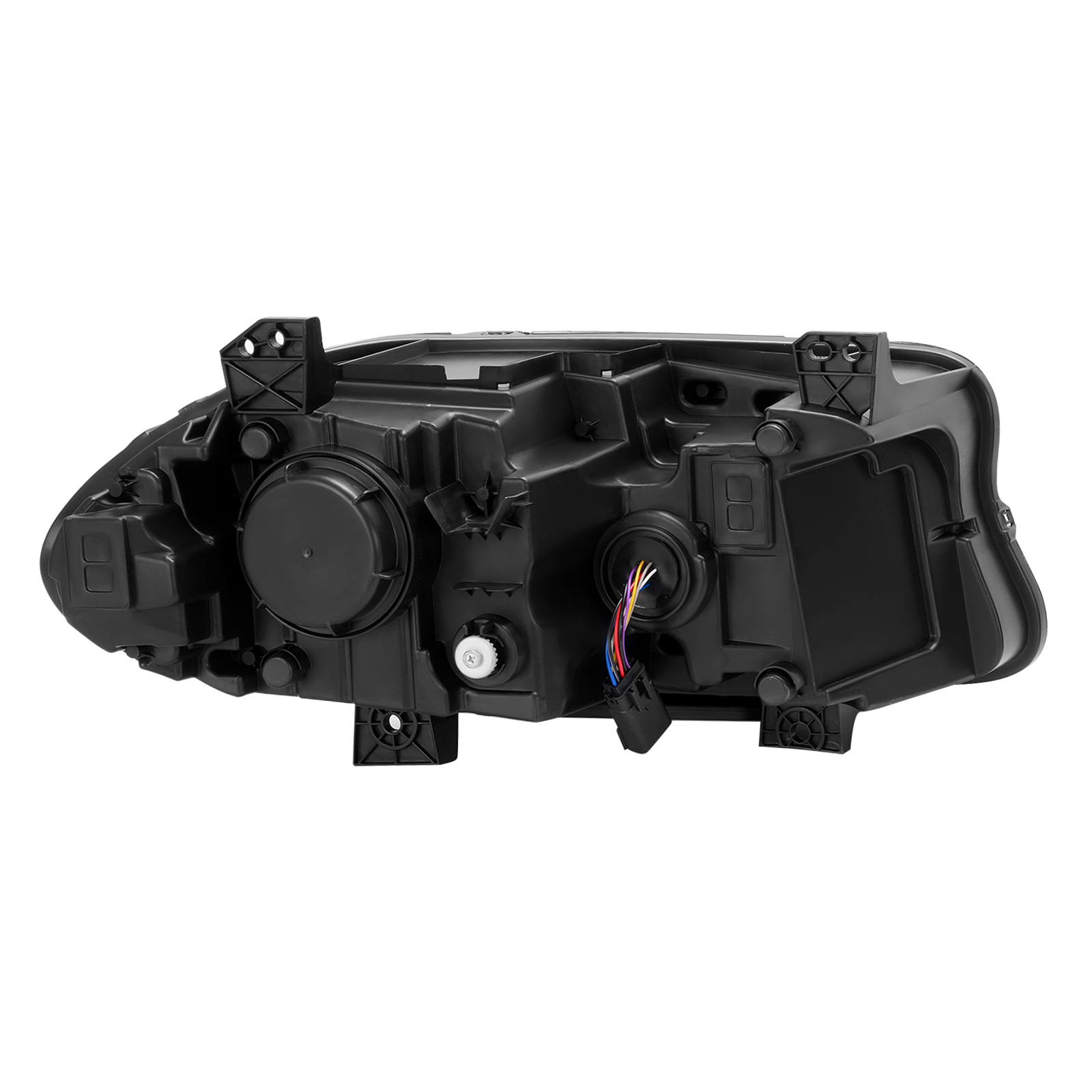 Left Driver Side HID Headlight Assembly For 2015-2023 Dodge Charger (Factory Style, Black Housing)