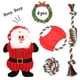 thumbnail image 1 of 4 Uds. Juguete de Navidad para Perro, Papá Noel, Juguete Divertido y Creativo para Perro, Juguete de Cuerda para Mascotas, 1 of 7