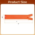 thumbnail image 2 of Uxcell 2Pcs Sewing Jacket Zippers 7 inch Resin Coats Replacement Coil Zipper for DIY Craft Bag Garment Home Textile Clothes,  Orange Red, 2 of 7