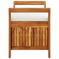 thumbnail image 6 of vidaXL Patio Collection Solid Acacia Wood Outdoor Storage Bench with Cushion - Loveseat, 6 of 10