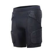 1Storm Men Lycra+EVA Anti-Collision Breathable Leggings Fitness Protective Pants for Football Baseball Basketball Bike Rugby Snowboard Ski Volleyball