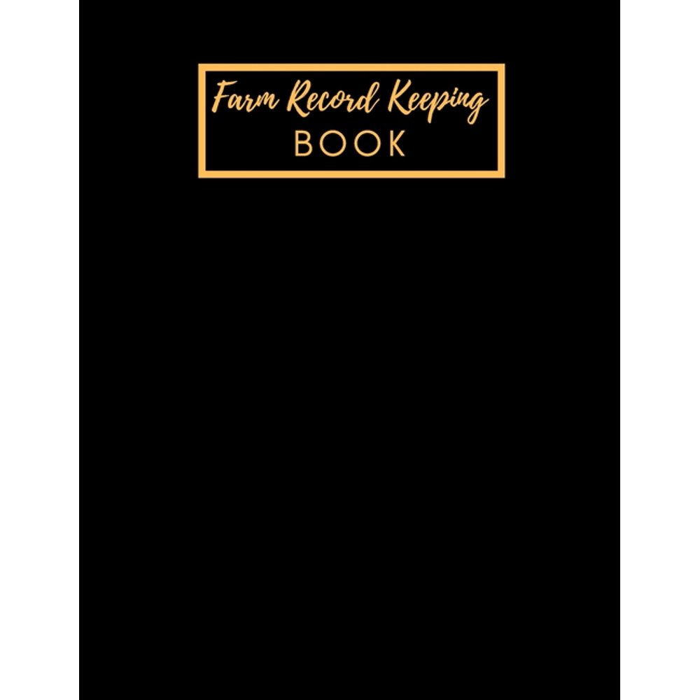 Farm Record Keeping Book Farm Management Record Keeping Book, Farmers Ledger Book, Equipment