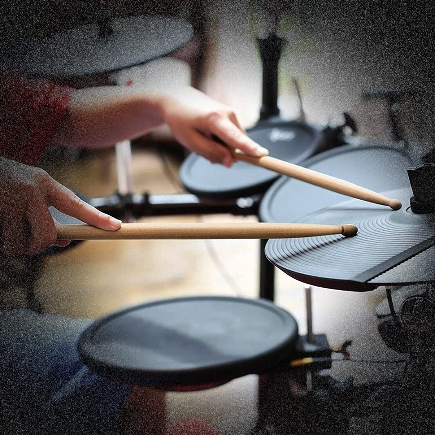 Zenison 48 Pairs- 5B Wood Acorn Tip Maple Drumsticks Professional 24 Drumsticks 96 Drum Sticks