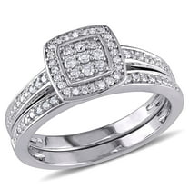 Everly Women's Diamond Sterling Silver Bridal Set