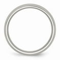 thumbnail image 2 of White Stainless Steel Ring Band Wedding Comfort Domed, 2 of 6