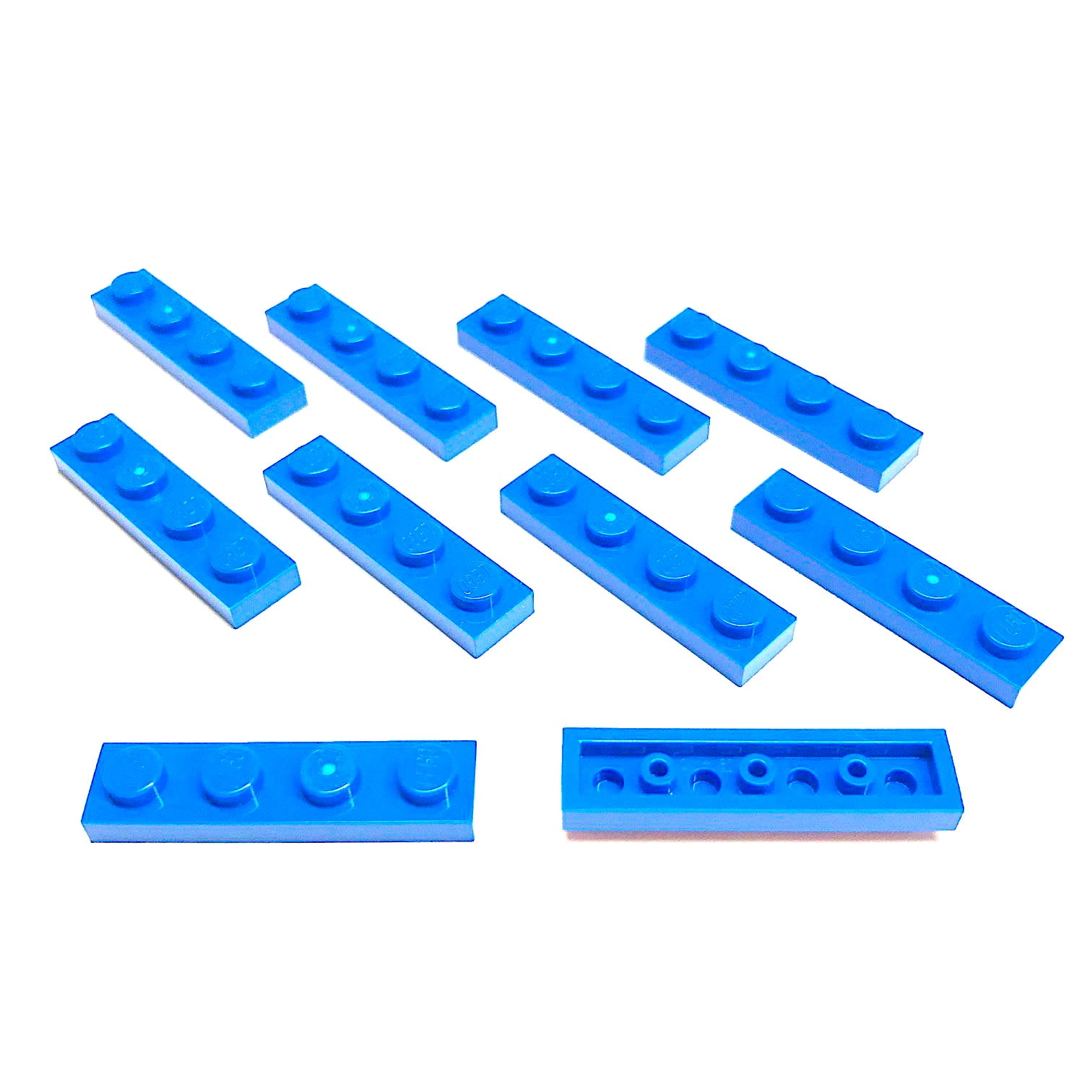 6 x LEGO 3710 Plate red dark Flat 1x4 dark red NEW NEW