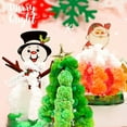 thumbnail image 4 of Christmas Tree Paper Decoration That Grows Snowflakes Crystal Magic Solution Included 15Ml Science Experiment Kit, 4 of 9