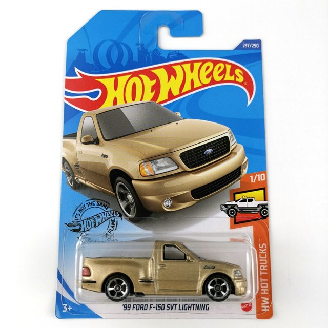 HOT WHEELS-FORD RANGER RAPTOR F-150 SVT LIGHTNING 49 F1, coche de Metal fundido a presión, colección de juguetes para niños, 1/64, 79 Fivean unisex