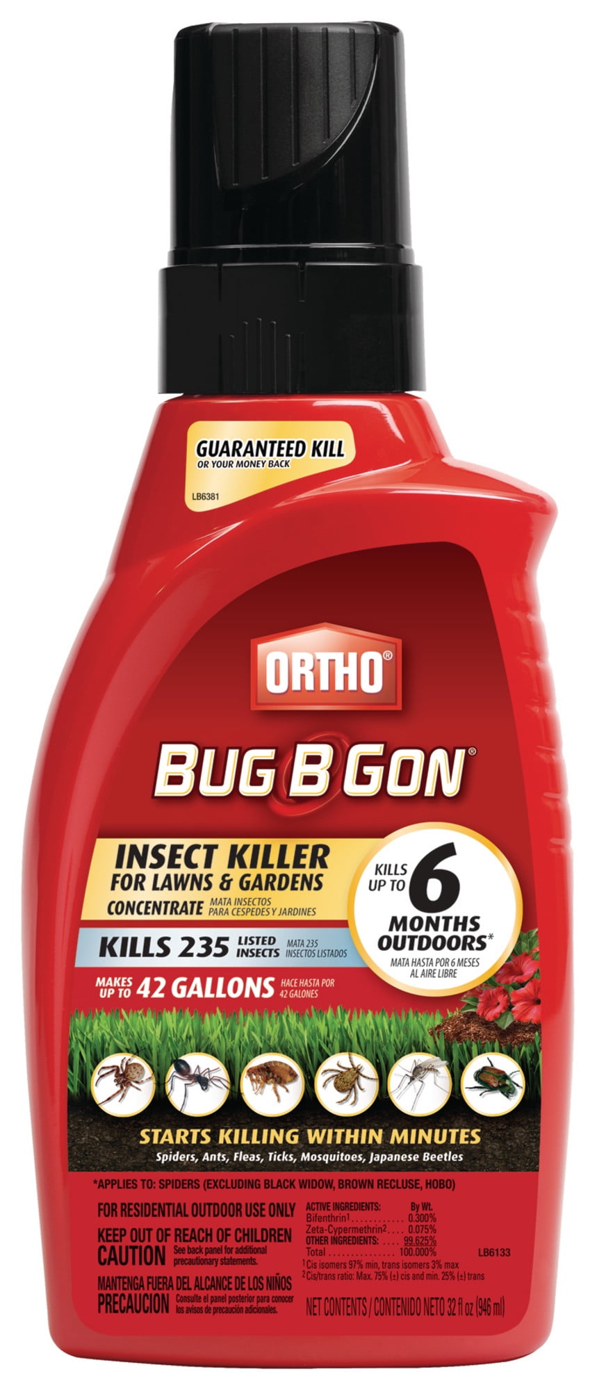 Ortho Bug-B-Gon Lawns & Gardens Insect Killer Concentrate ...