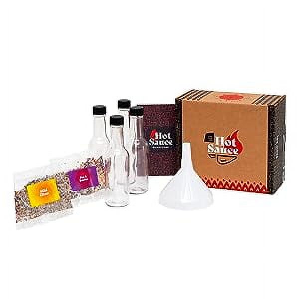 Craft A Brew | Hot Sauce Making Kit | DIY Homebrew Set for Spicy Sauces | Includes Two Unique Blends and Easy-to-Follow Instructions