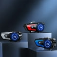thumbnail image 1 of Auricular Bluetooth 5.0 para casco de motocicleta | Reducción inteligente de ruido | Intercomunicador de largo alcance | Batería 800mAh | Impermeable IP67 | Botones grandes | LED atractivo | Tipo-C, 1 of 8