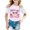 White, variant on Trendfront Toddler Girls Fashion Tops Letter Graphic Pattern Print Casual Crewneck Short Sleeve T-Shirt Pullover Shirt Clothes for Girls Birthday Party Gift Tee