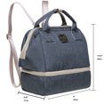 thumbnail image 2 of KAUKKO Multi-Function Bag Baby Backpack Large Capacity Backpack(08-Grey), 2 of 5
