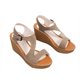 thumbnail image 4 of Sandalias de cuña Zapatos romanos para mujer Zapatos de boca de pez de tacón alto de gamuza Wmkox8yii  sa1516, 4 of 6
