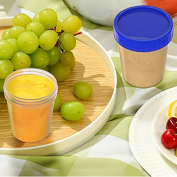 salad dressing container 4oz Leakproof Containers with Lids â€“ Reusable Condiment Cups, Airtight & Stackable Small Sauce Containers for Dip, Ketchup, Snacks, On-The-Go Fall & Winter Kids Dresses A-line V Neck Floral Size:8A or snacks Cruet