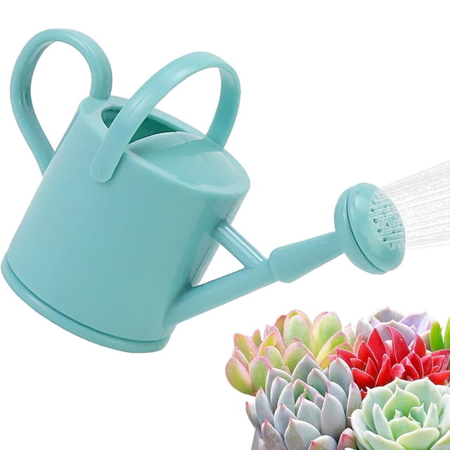 CaiYueKe Mini Watering Can, Small Garden Watering Can, Bath Shower Toy, Pool Beach Sensory Tool, Handheld Pouring Can, Compact Watering Can, Easy Rinse Watering Can, Decorative Watering Can