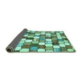 thumbnail image 2 of Ahgly Company Indoor Rectangle Abstract Turquoise Blue Modern Area Rugs, 8' x 12', 2 of 4