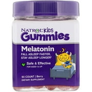 Natrol Kids Melatonin Gummies - Berry - 90ct, Pack of 2
