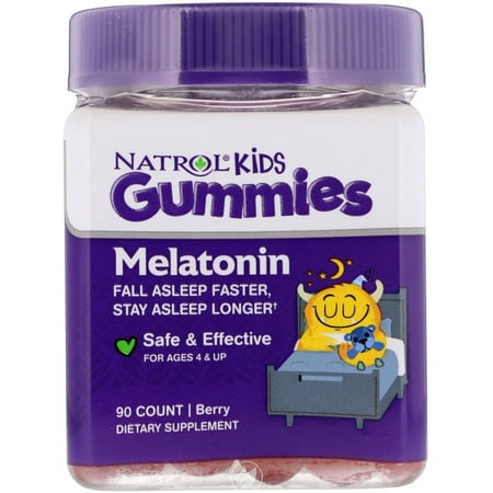 (2 Pack) Natrol Melatonin Kid Gummies, 90 Count