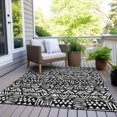 thumbnail image 6 of Addison Rugs Chantille Indoor/Outdoor Transitional Southwest Black Washable Rectangle Rug, 3' x 5', 6 of 6