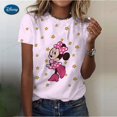 thumbnail image 1 of Disney Gold Micky Head Women's Casual Print T-shirt Mickey Mouse High-quality Print Fashion Top Cartoon Wholesale110 Gao Jinjia LED, 1 of 2