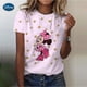 thumbnail image 1 of Disney Gold Micky Head Women's Casual Print T-shirt Mickey Mouse High-quality Print Fashion Top Cartoon WholesaleXL Gao Jinjia LED, 1 of 2