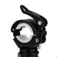 thumbnail image 3 of TIELUTT Torch Clip Mount Front Light Bracket Flashlight Holder 360°Rotation Track Light Heads Warm Snowman Head for Lamp Post Working Light Rechargeable Headlamp Pro Hard Hat Light Rechargeable, 3 of 8