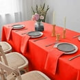thumbnail image 4 of BalsaCircle Patriotic Veterans Day 10 Pieces 90" x 132" Red Rectangle Tablecloths 4th of July Independence Day, 4 of 7