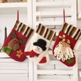 thumbnail image 3 of Navidad calcetín chimenea pared interior árbol de Navidad colgante pelusas fiesta atmósferas Festival Año Nuevo decoración bolsa Kits de decoración para fiestas Muñeco de nieve tipo 1 Bearachild HA069817-02B, 3 of 6