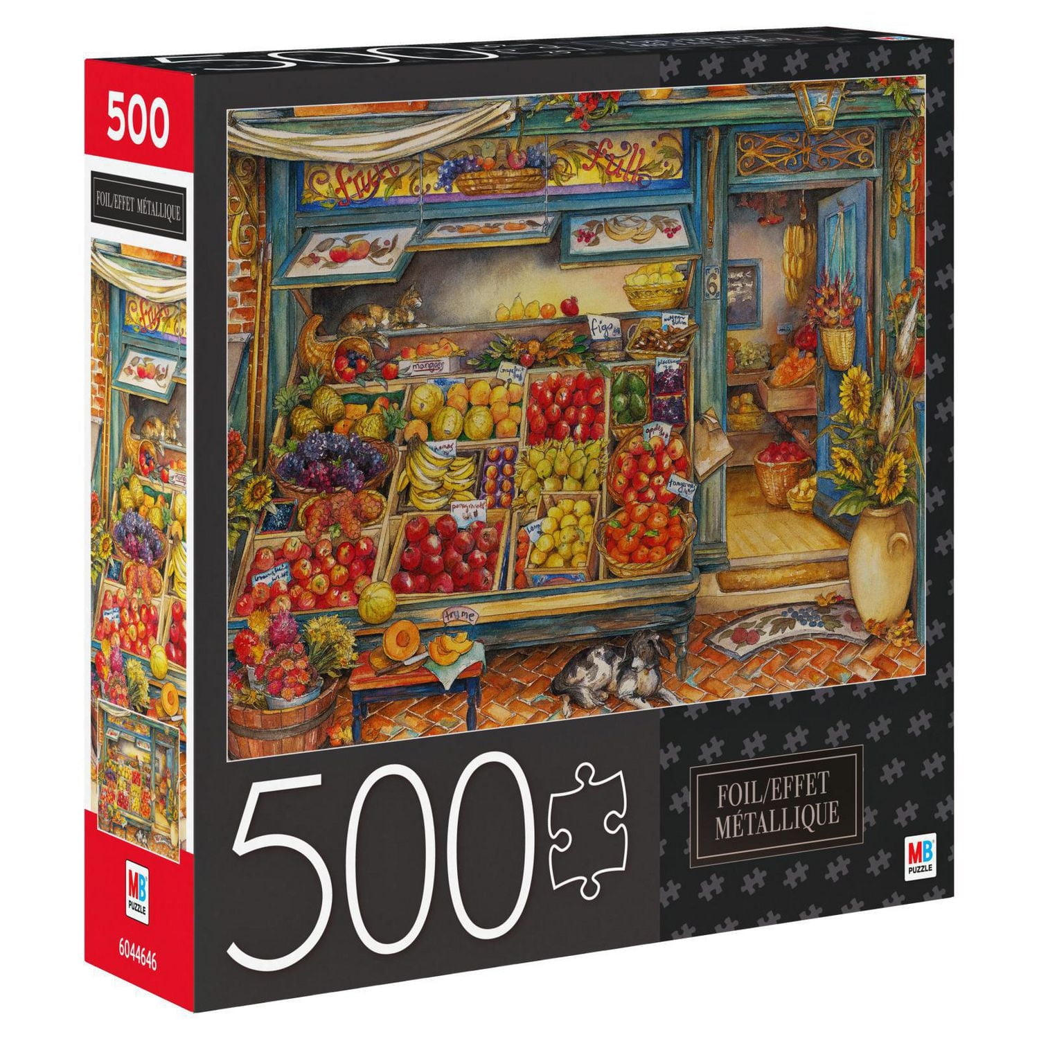 500-Piece Adult Jigsaw Puzzle with Foil Accents, Fruitful