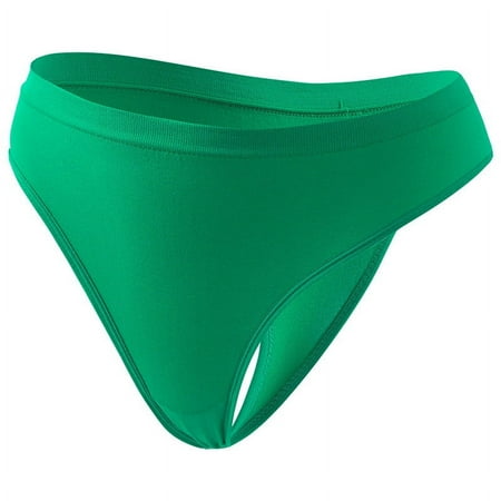 Wdfiry Cotton Briefs for Womens Breathable Low Rise Bikini Panties No Show Underwear Comfortable Hipster Panty