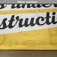 thumbnail image 6 of Ambesonne Fitness Place Mats Set of 4, Words Sportive Life Text, Standard Size, Marigold White and Black, 6 of 6