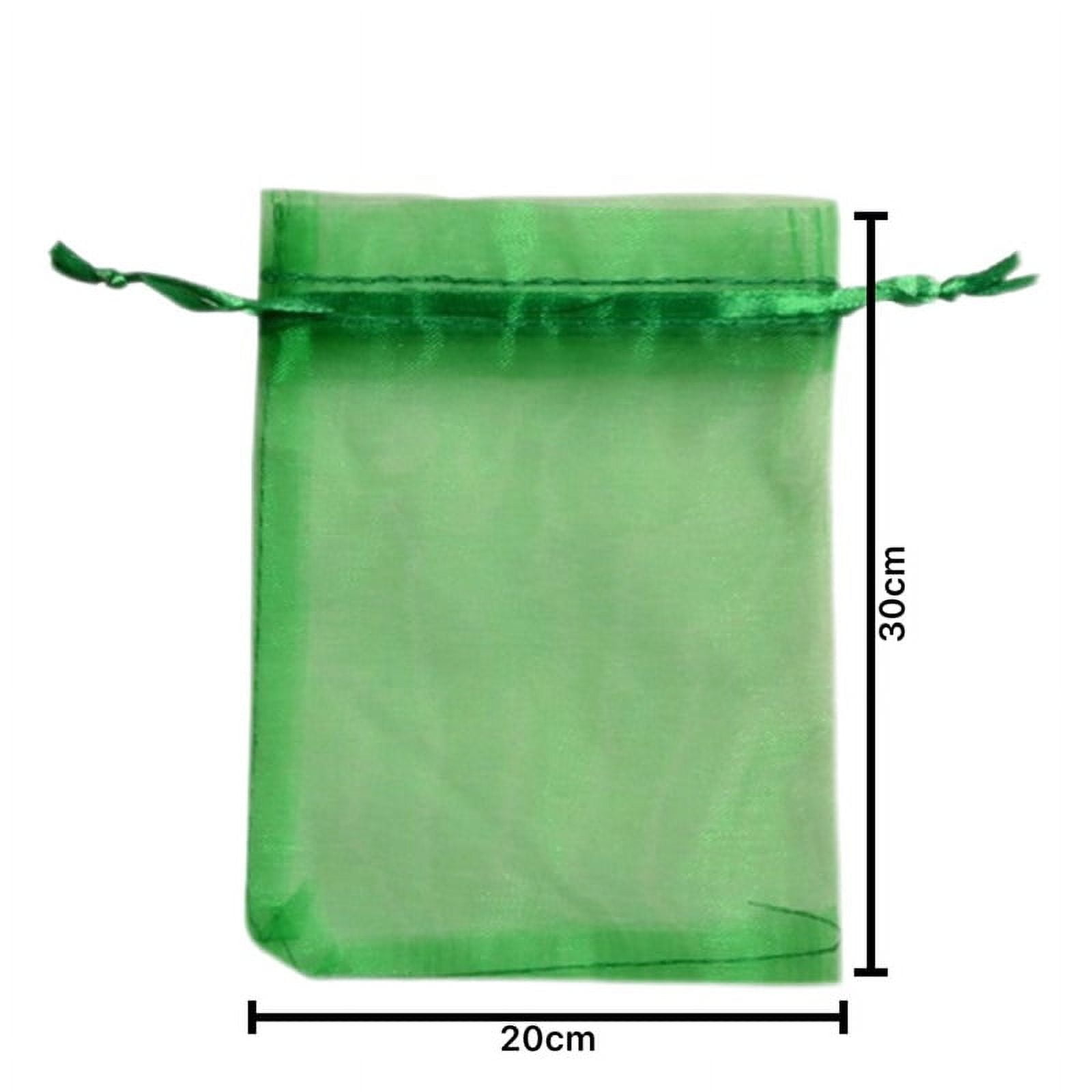 Bolsas De Protección Para Uvas Y Frutas - 50 Unidades, 30x40 Cm, Gasa Con Cordón | Reutilizables, Contra Insectos Y Pájaros