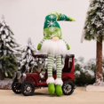 thumbnail image 1 of Ilumina el muñeco de Papá Noel Rudolph muñeco sin rostro duende enano, verde, 1 of 4