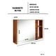 thumbnail image 4 of Organizador Botiquin De Baño Decomobil Gabinete Con Espejo, 4 of 5