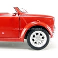 thumbnail image 7 of Mini Cooper 1.3i Sport Pack Red with White Stripes and UK Flag on Top 1/18 Diecast Model Car by Solido, 7 of 7