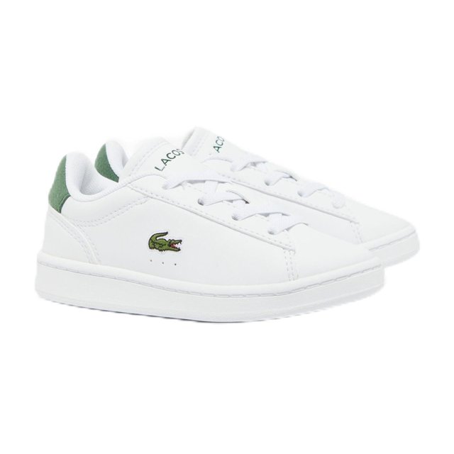 Lacoste - Tenis Unisex para bebé con diseño de Carnaby, Puerto/Puerto, 13 MX Infantil