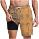 thumbnail image 1 of Pantalones Cortos para Hombre Cintura Elástica con Bolsillos, Forro de Impresión de Moda Casual para la Playa, Al Aire Libre Y el Uso Diario, 1 of 6