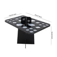 thumbnail image 5 of Porta brochas de maquillaje de 26 agujeros, práctico recipiente para productos cosméticos como rímel y pinceles, para secar al aire Porta brochas cosméticas (negro) Ecomeon no, 5 of 5