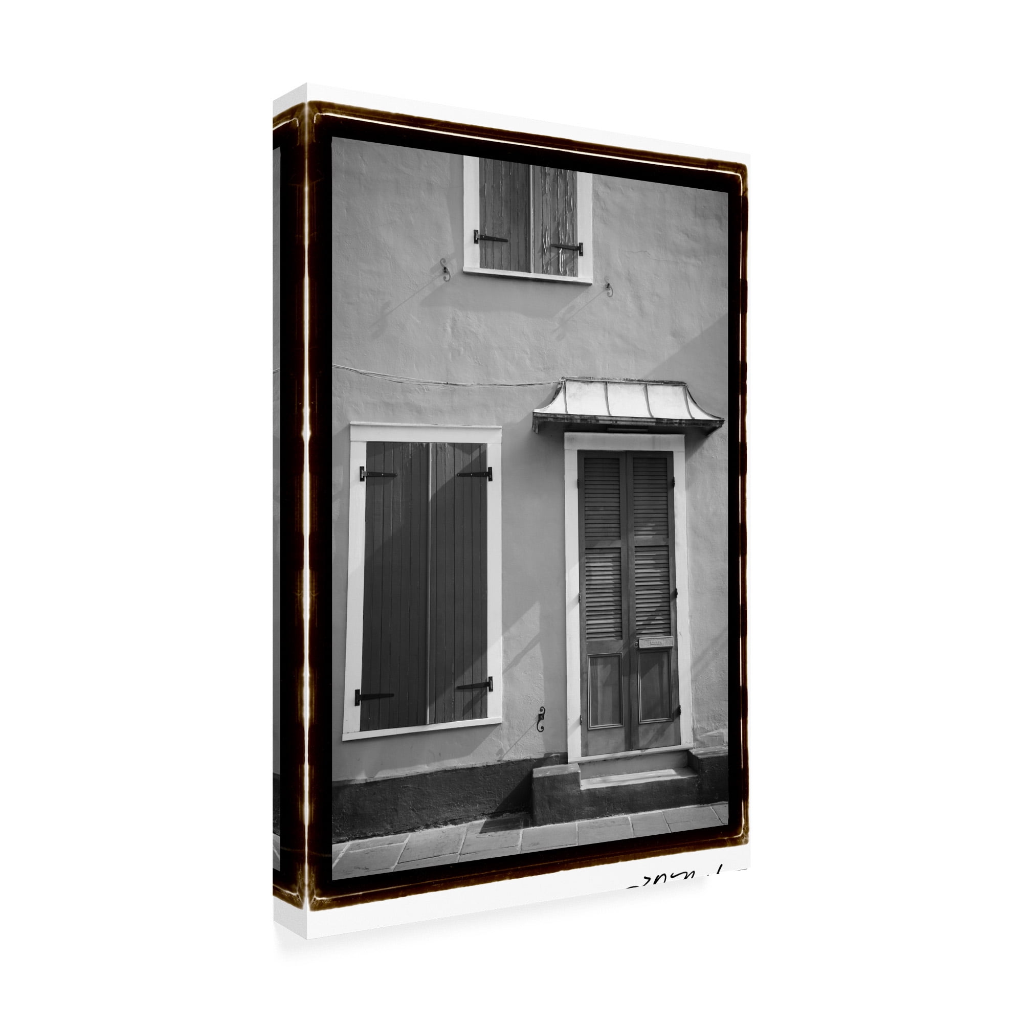 Trademark Fine Art 'French Quarter Architecture Iii' Canvas Art by Laura Denardo