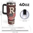thumbnail image 2 of Remember Everyone Deployed RED Tumbler with Handle and Straw 40 oz Stainless Steel Leakproof Travel Coffee Mug Car Cup Vacuum Water Bottle 40oz, 2 of 8
