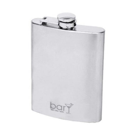 

Bary3 6026022 8 oz Stainless Steel Flask - Silver