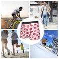 thumbnail image 4 of Fotbe Hand Drawn Strawberry Calzoncillos Tipo Boxer con Bolsa de Soporte Total para Hombre, X-Temp Fresco, Transpirable y de Secado Rápido-Medium, 4 of 5
