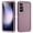 Purple, variant on for Samsung Galaxy S23 FE Phone Case, Hybrid Hard PC Back Silicone EVA Shockproof Protective Dustproof Non-Slip Heavy Duty Rugged Phone Case Cover for Samsung Galaxy S23 FE, Black