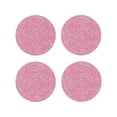 thumbnail image 2 of Balery 4 Pcs Glitter Pinkleather Coasters Set, Drink Table Cup Coasters For Living Room Kitchen Coffee Decor, 2 of 9