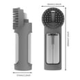 thumbnail image 2 of Bathing Brush for and Cats Gentle Deshedding Massaging Grooming with Ergonomic Handle Bathing Tool, 2 of 2