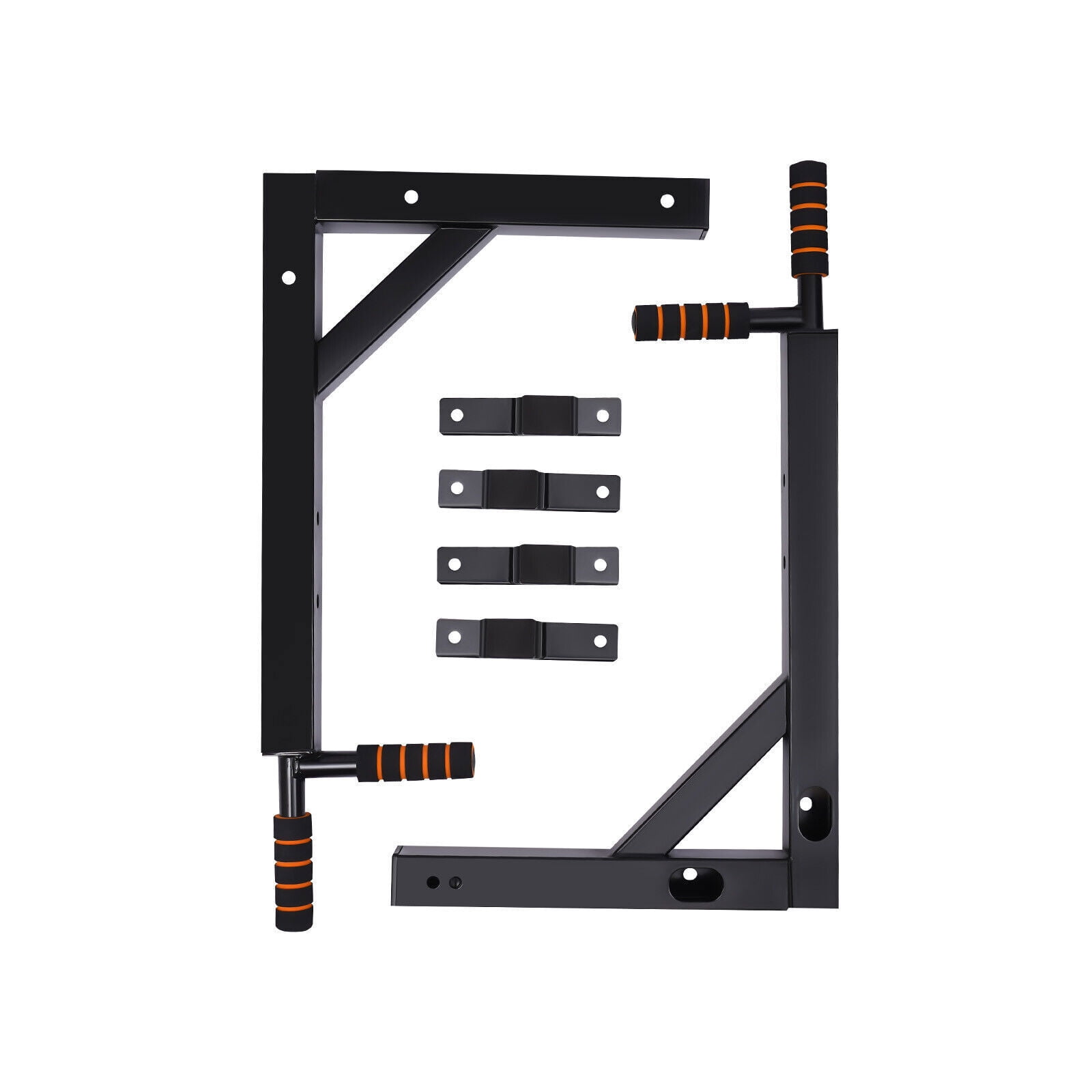 Pull Up Bar Raise Dip Station Vertical Knee Exercise Equipment Home Wall-Mount