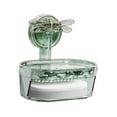thumbnail image 4 of TISHITA Dragonfly Suction Cup Soap Box Sponge Holder Soap Container Soap Dish Soap Tray for Bath Bathtub Toilet Countertop Decorative green, 4 of 8