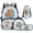 Bookish Capybara, variant on Kids Boys Backpack with Lunch Box, 4-Piece Set Includes Backpack, Lunch Bag, Pencil Case, Water Holder Case, F1 Race Car Large Capacity School Backpack with Front Pocket