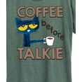 thumbnail image 3 of Pete The Cat - Coffee Before Talkie - Women's Short Sleeve Graphic T-Shirt, 3 of 6